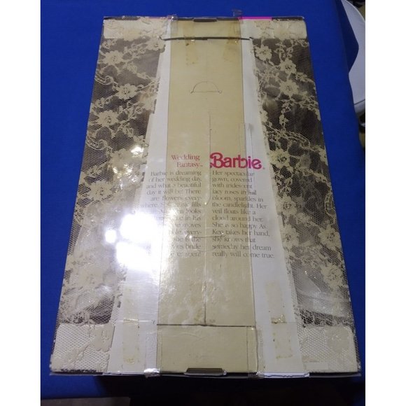 Vintage 1989 Wedding Fantasy Barbie - Still In Original Packaging -DENTED BOX - Picture 5 of 8